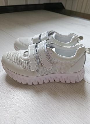 Кросовки шкіряні для дівчинки