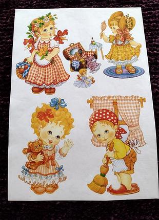 Карта декупажна