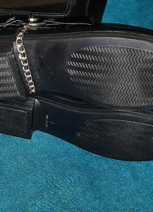 Стильные черные резиновые сапоги сапожки. размер 38-38,5-l, 24,5см.6 фото