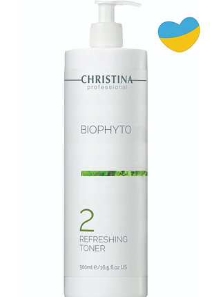 Christina bio phyto освіжальний тонік 500 мл, тоник для лица