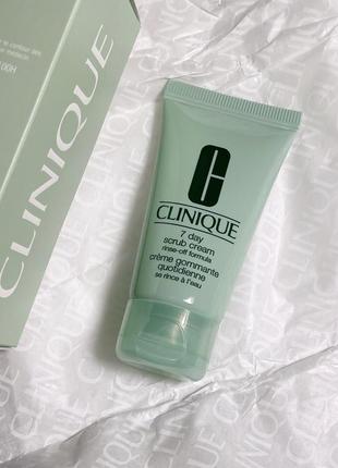 Пілінг для обличчя clinique 7 day scrub cream rinse -off formula. 30 мл. новий. оригінал. терміни в нормі 📦є відправка новою поштою