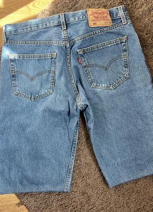 Джинсові шорти levi’s 501 w33 l30