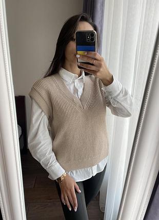 Жилет в‘язаний ,новий