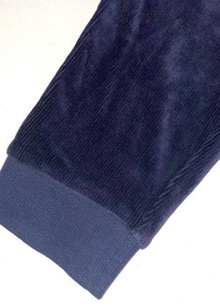 Вельветові штани синього кольору.  // бренд:h&m //розмір:  🔖925 фото