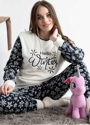 Піжама жіноча тепла махрова