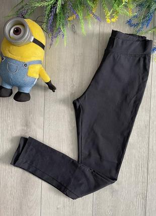 Темно сині лосіни, щільні