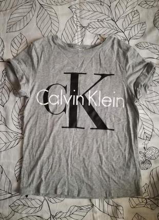 Котонова футболка calvin klein