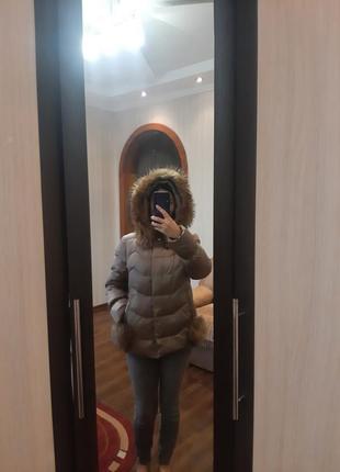 Зимова куртка з натуральним хутром3 фото