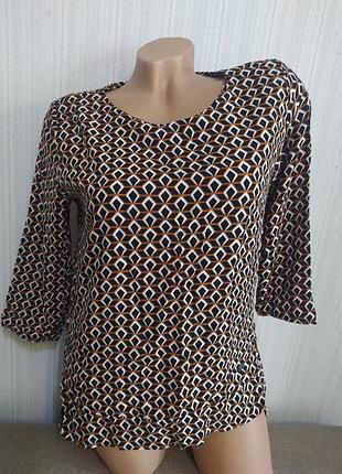 Штапельна жіноча блузка джемпер кофта