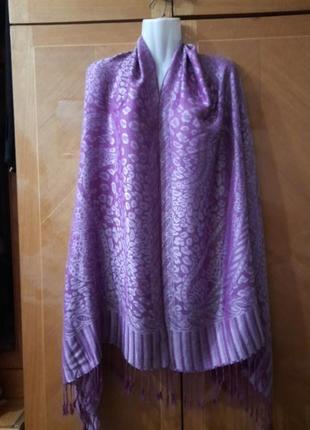 Шовк + кашемір розкішний палантін великий шарф fringe istanbul pashmina1 фото