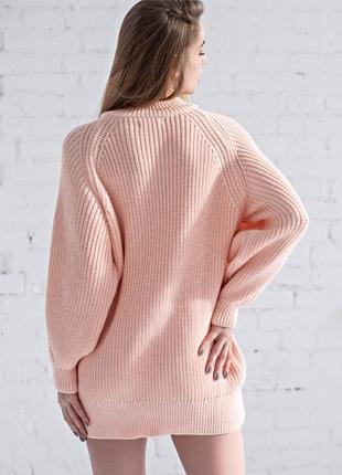 Вязанная туника свитер 🍁4 фото