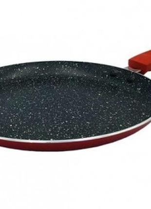 Сковорода млинна eco granite con brio cb-2324 (23 см) червоний
