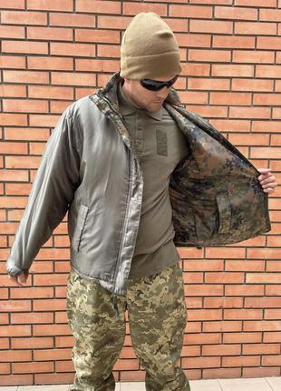 Двостороння тактична військова тепла куртка mil-tex7 фото