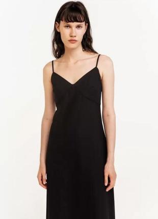 Платье миди на тонких бретелях befree новое