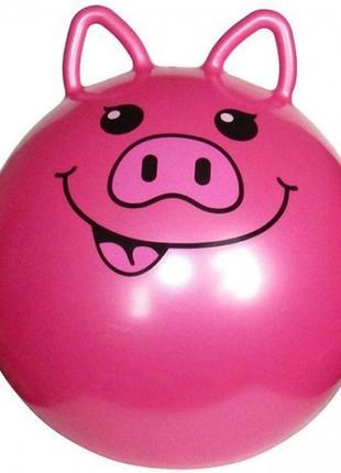 М'яч для фітнесу ms 0936 (рожева свинка)