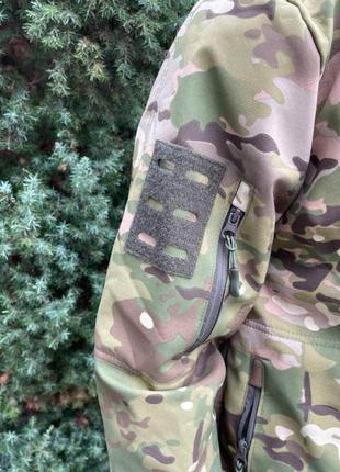 Куртка мужская тактическая на флисе мультикам турция всу (зсу) l xl 8662 хаки8 фото