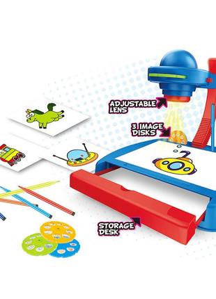 Детский проектор для рисования ym888 с фломастерами
