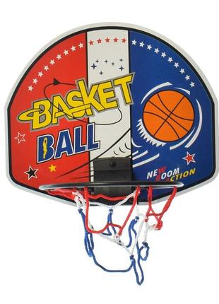 Баскетбольное кольцо m 5716-1-3 щит 21 см, сетка, мяч 7,5см (basket ball)