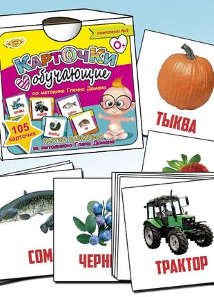 Навчальні картки домана для малюків №2 mkd0007 рос. мовою