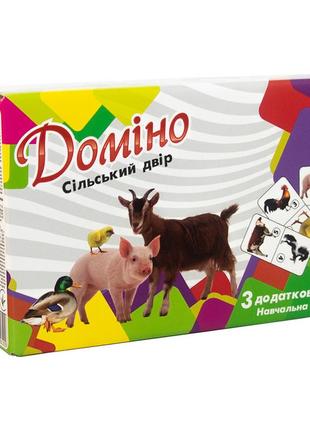 Настольная игра домино "сельский двор" 30766 (укр.)