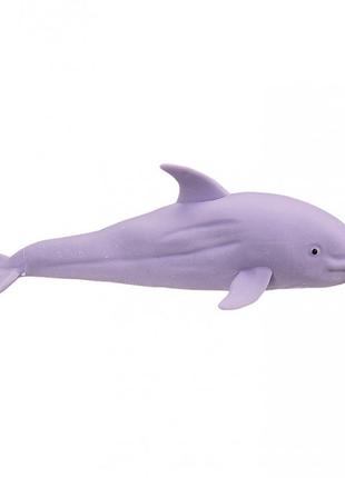 Игрушка антистресс "дельфин" ll2164 тянучка (серый)