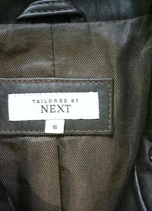 Жіноча шкіряна куртка next tailored by10 фото