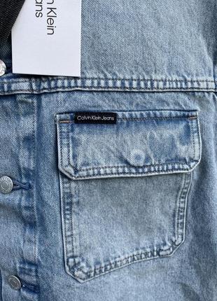 Calvin klein джинсовая куртка ( ck denim jacket oversized ) c америки m,l,xl8 фото