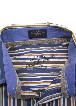 Рубашка оригинальная paul & shark, 41 (l), cotton, оч хор сост!