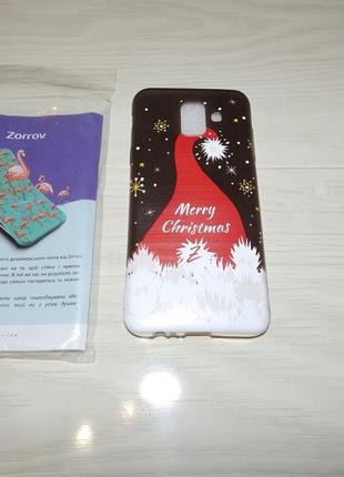 Чохол zorrov для samsung galaxy a6 2018 merry christmas4 фото