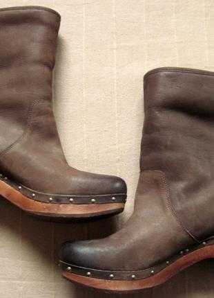 Ugg australia lynnea 3207 (42) кожаные ботинки женские