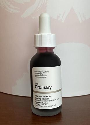 Пілінг-маска aha 30% + bha 2% peeling solution the ordinary