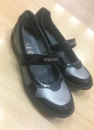 Туфли мокасины для девочки geox 35 размер