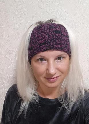 Првязка на голову.ручная робота.нитка полушерсть. 54р