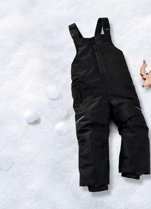 Лыжные штаны полукомбинезон детские от lupilu на рост 86/92см.