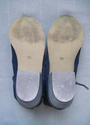R essentiel (37) замшевые ботинки женские9 фото