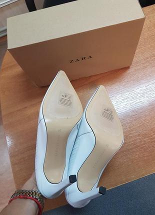 Кожаные мюли zara размер 39