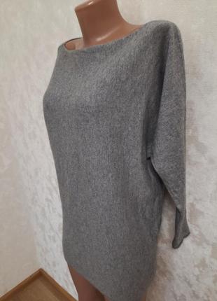 Елегантный   дизайнерський полувер свитер джемпер с кашемира и шелка snobby sheep cashmere nilano7 фото