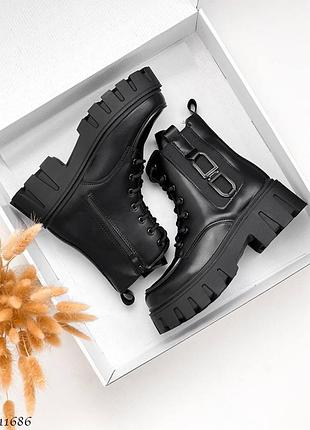 Демісезонні черевики  екошкіра