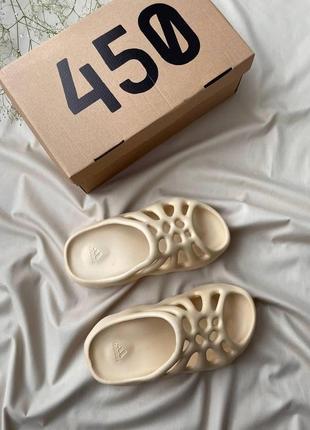 Adidas yeezy 450 slide cream8 фото