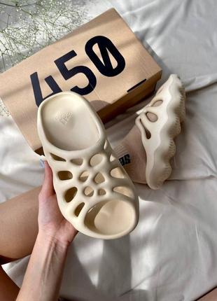 Adidas yeezy 450 slide cream6 фото