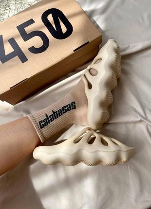 Adidas yeezy 450 slide cream5 фото