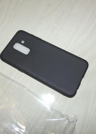 Силиконовый чехол для samsung galaxy a6+ 2018