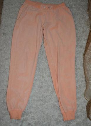 Велюровые, бархатные штаны на зав'язках, esmara1 фото