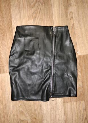 Спідниця шкіряна