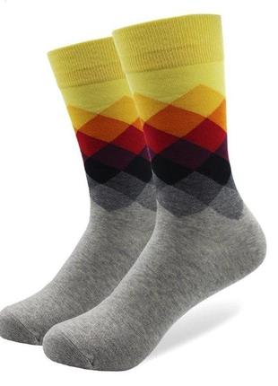 Мужские носки friendly socks ромбы