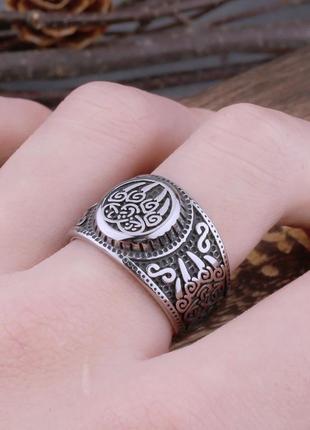 Мужское кольцо печатка vikings в стиле панк6 фото