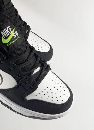 Кроссовки женские nike sb strangelove•white black•8 фото