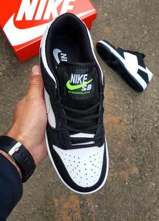 Кроссовки женские nike sb strangelove•white black•2 фото