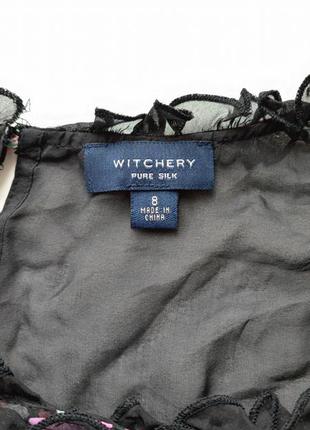 Романтичная шелковая блузка witchery, блуза натуральный шелк2 фото