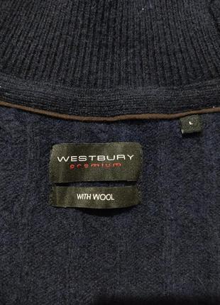 Вовняний якісний светрик теплий під горло westbury premium светр гольф6 фото